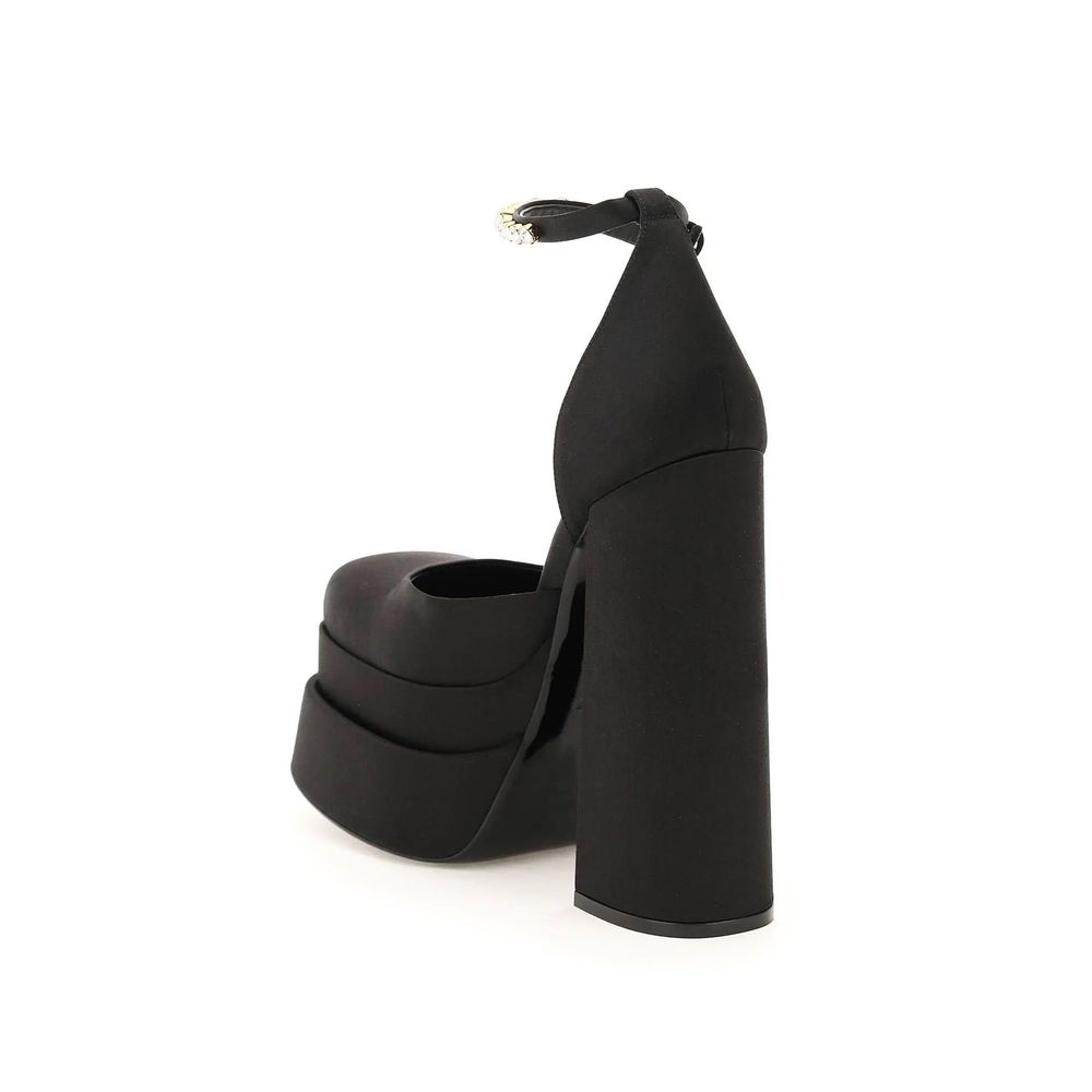 Versace Silk Satin Platform Pumps - ACCEXO