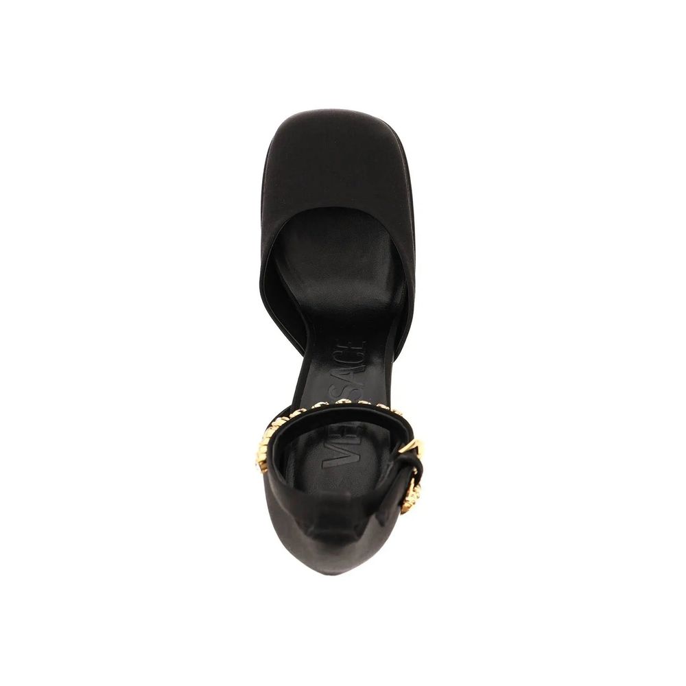 Versace Silk Satin Platform Pumps - ACCEXO