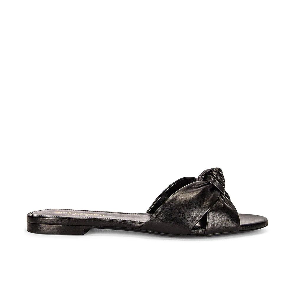 Saint Laurent Leather Slides - ACCEXO