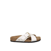 Valentino Garavani Leather Flat Sandals - ACCEXO