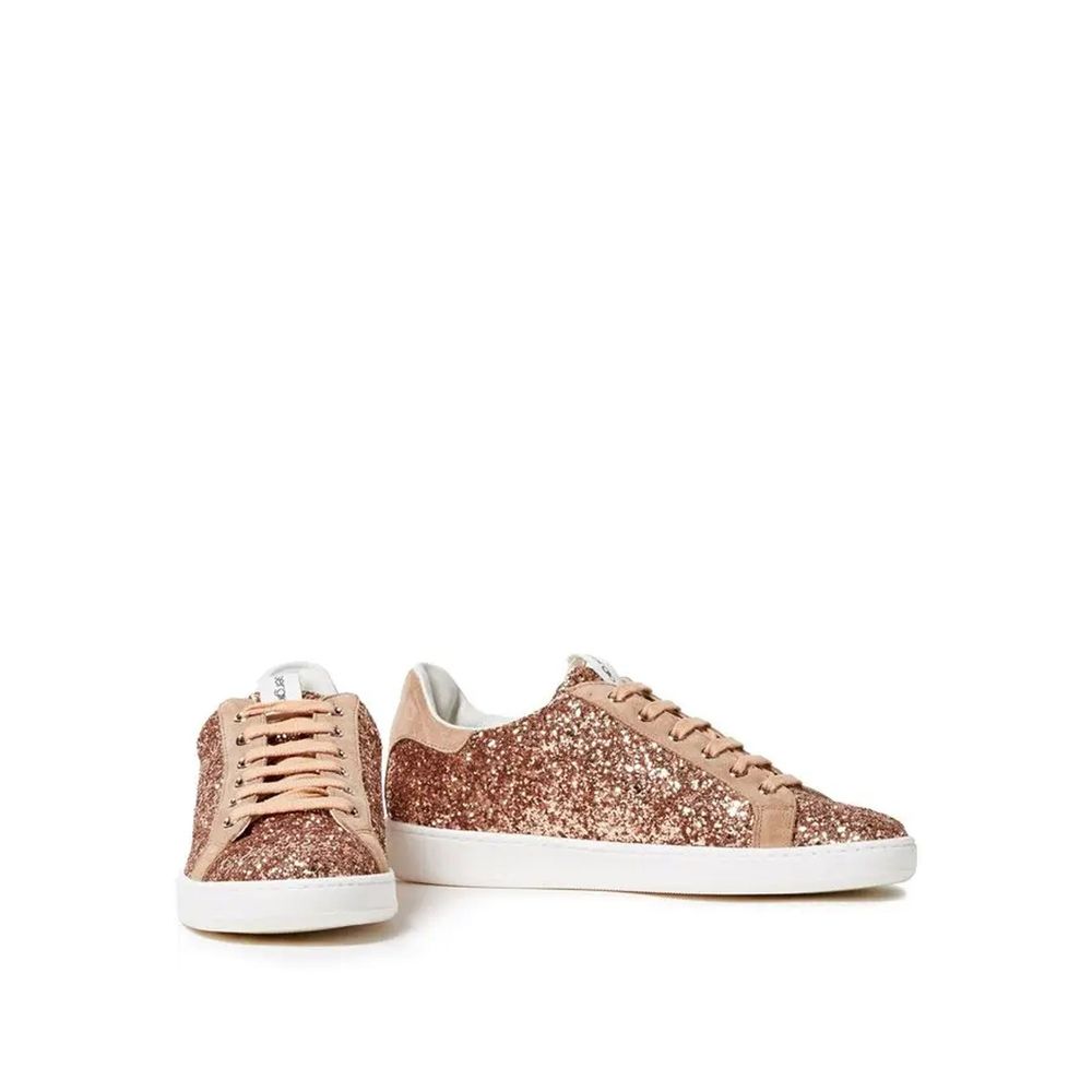 Sergio Rossi Glittered Woven Sneakers - ACCEXO
