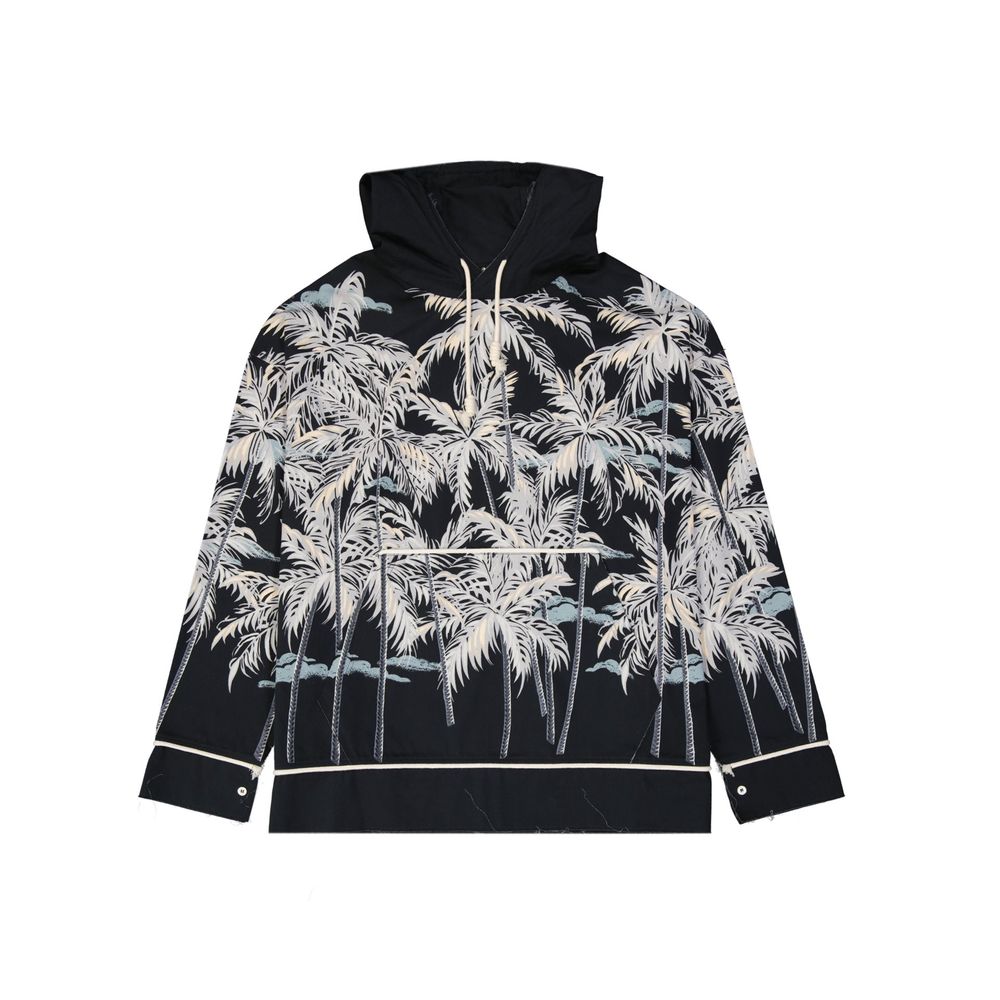 Palm Angels Hooded Printed Shirt - ACCEXO