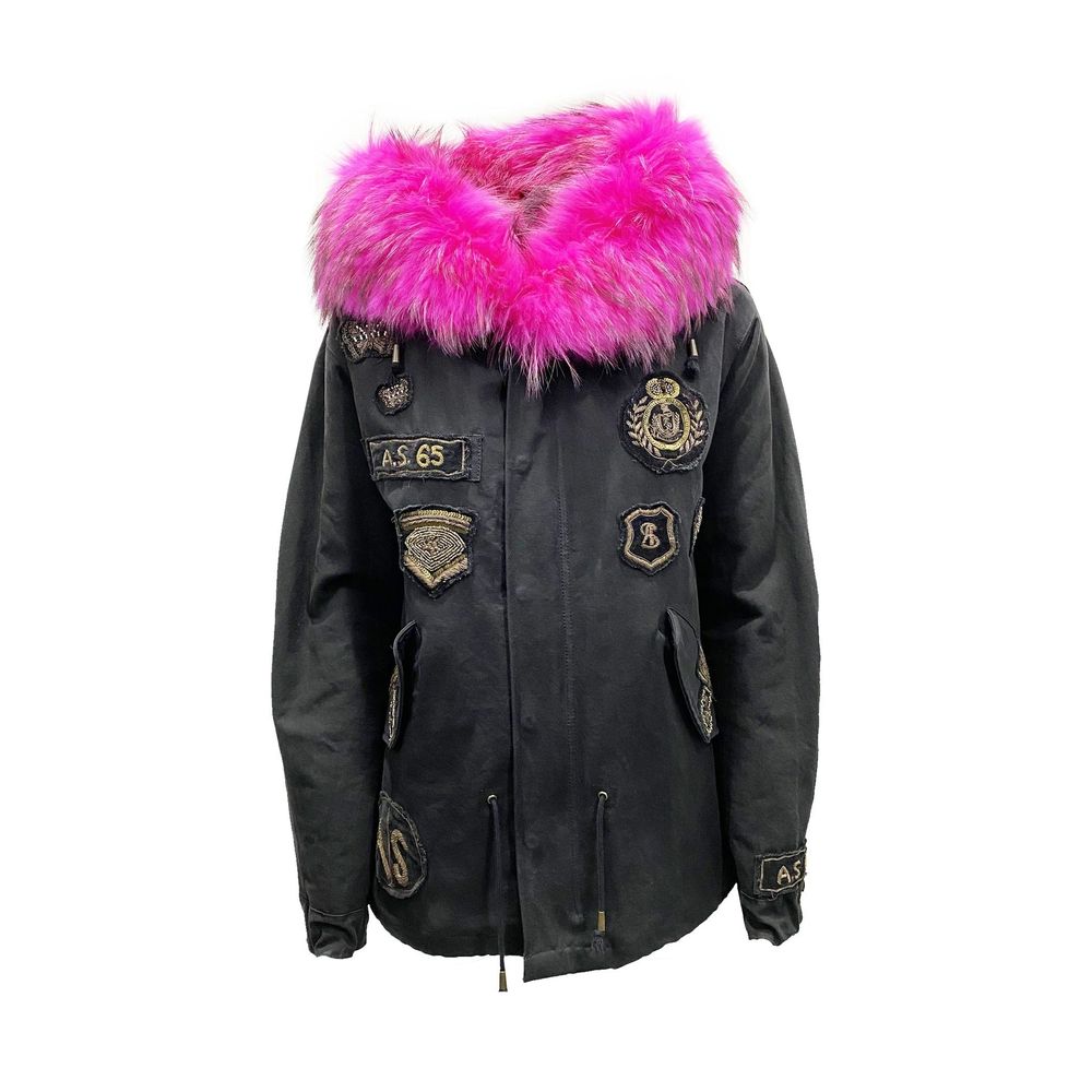 AS65 Canvas Embellished Parka Jacket - ACCEXO