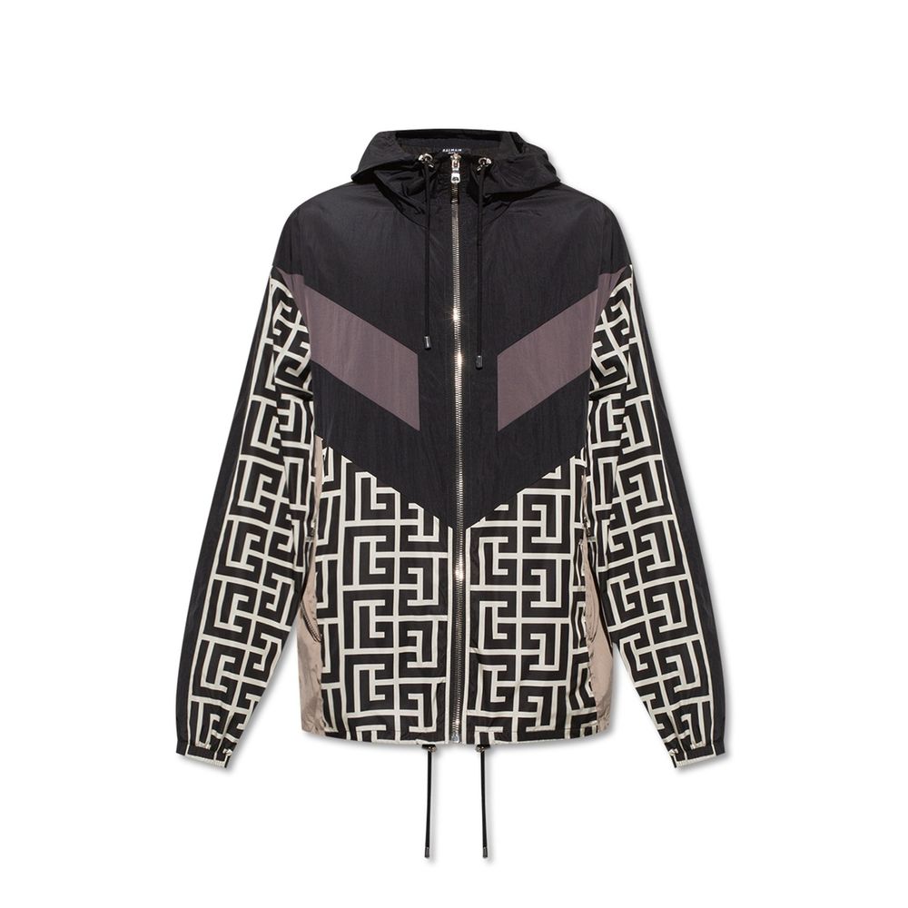 Balmain Nylon Monogram Jacket - ACCEXO
