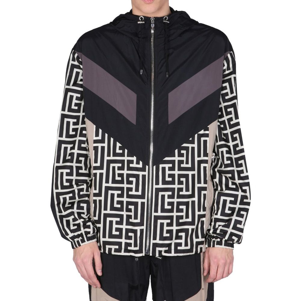 Balmain Nylon Monogram Jacket - ACCEXO