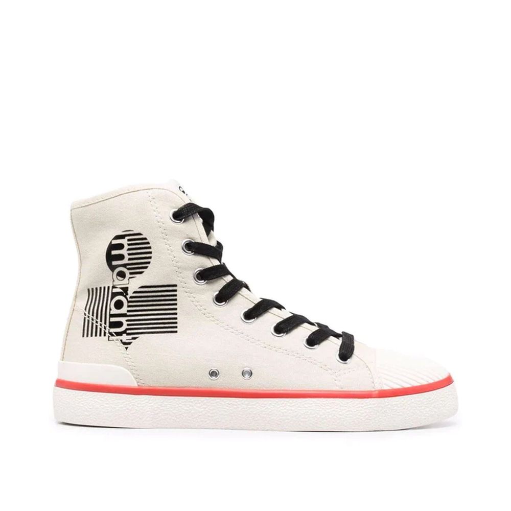 Isabel Marant Logo Canvas Sneakers - ACCEXO