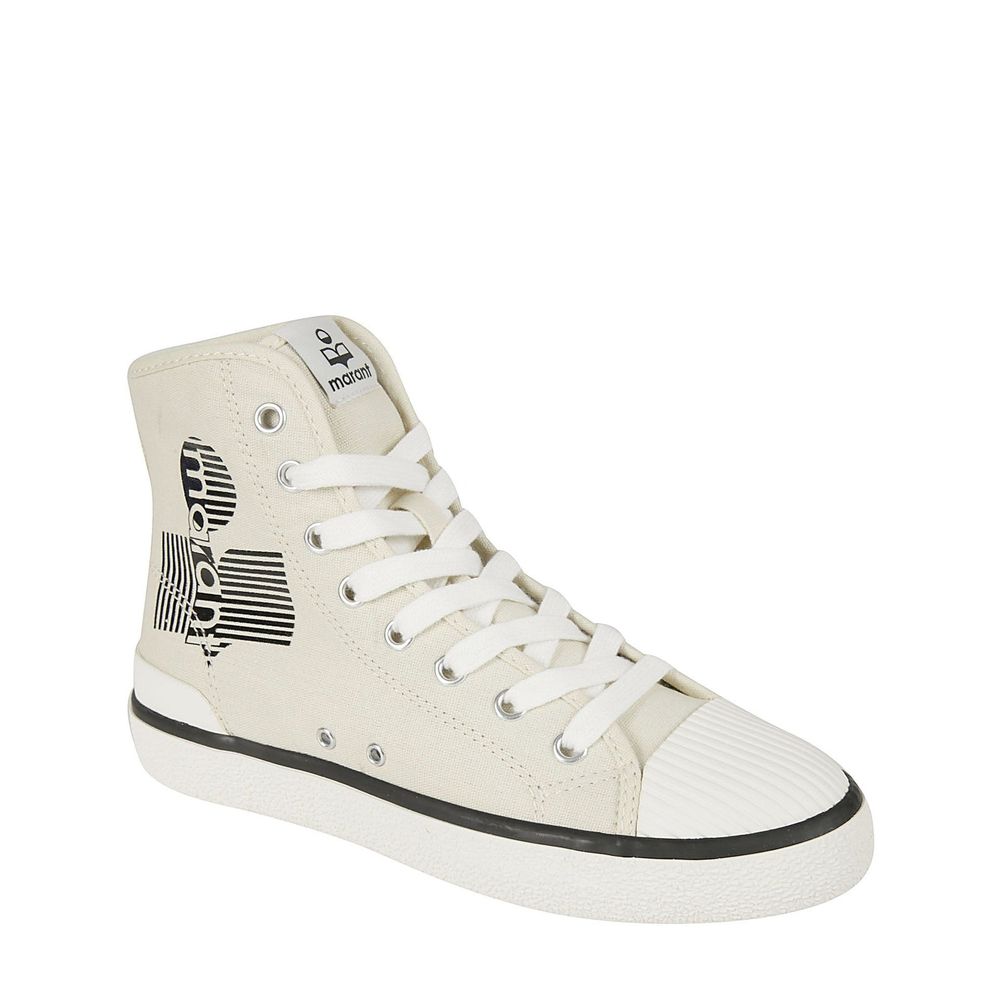 Isabel Marant Logo Canvas Sneakers - ACCEXO