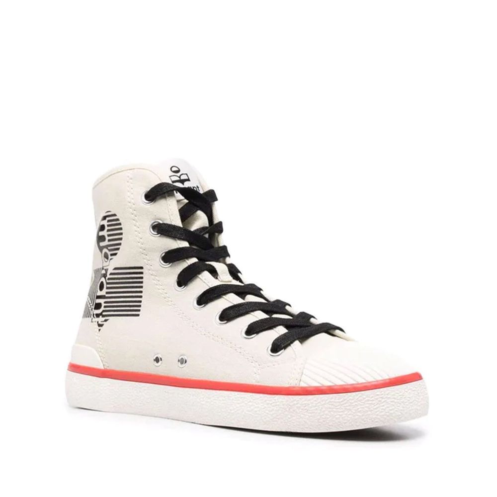 Isabel Marant Logo Canvas Sneakers - ACCEXO