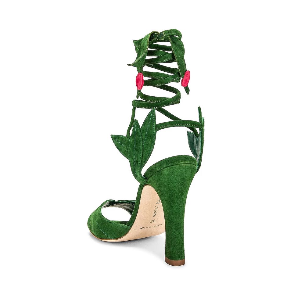 Manolo Blahnik Ossie 105 Wrap Sandals - ACCEXO