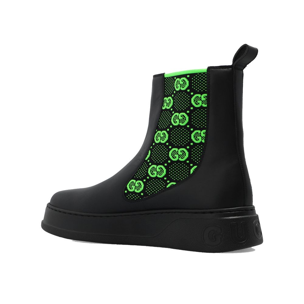 Gucci GG Leather Boots - ACCEXO