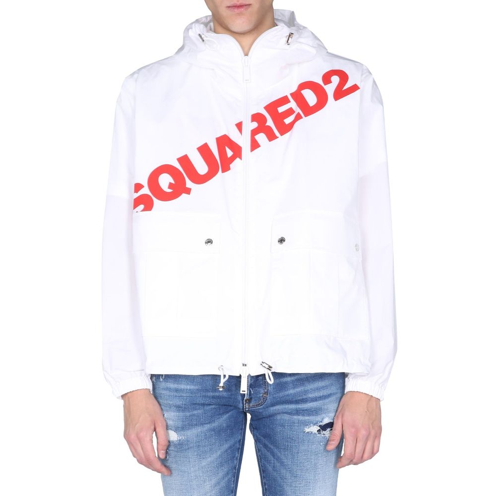 Dsquared² Logo Hooded Windbreaker - ACCEXO