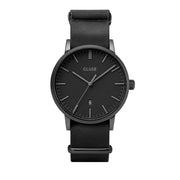 Cluse Black Leather Watch - ACCEXO