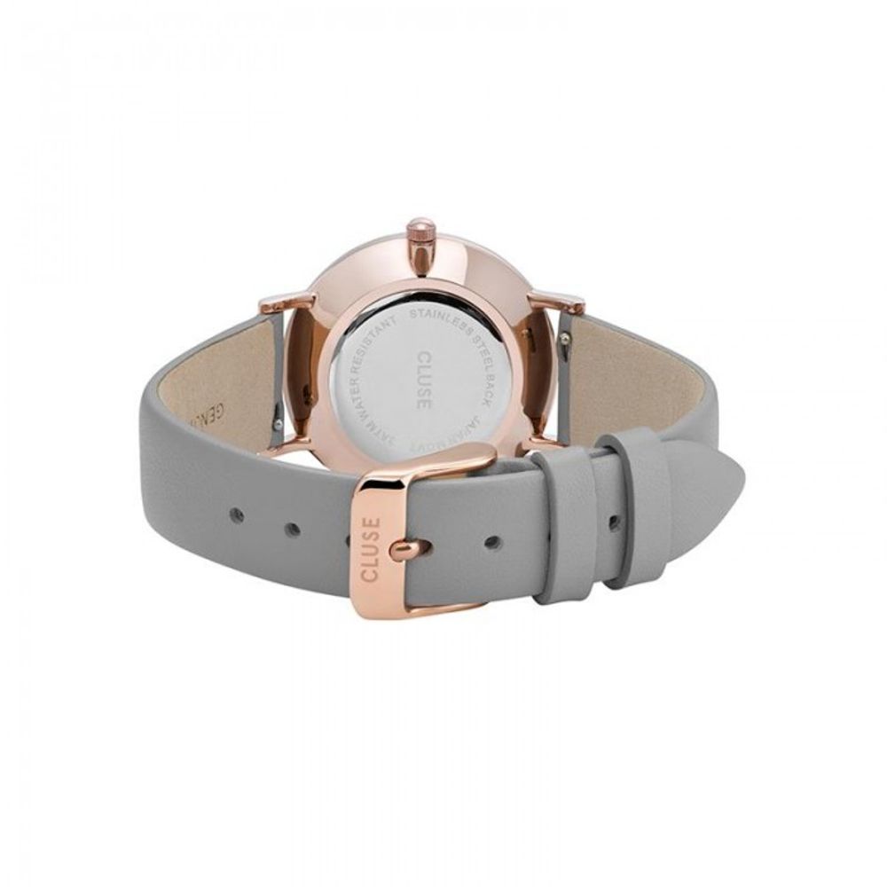 Cluse Gray Leather Watch - ACCEXO