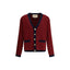 Valentino Multicolor Fleece Wool Cardigan