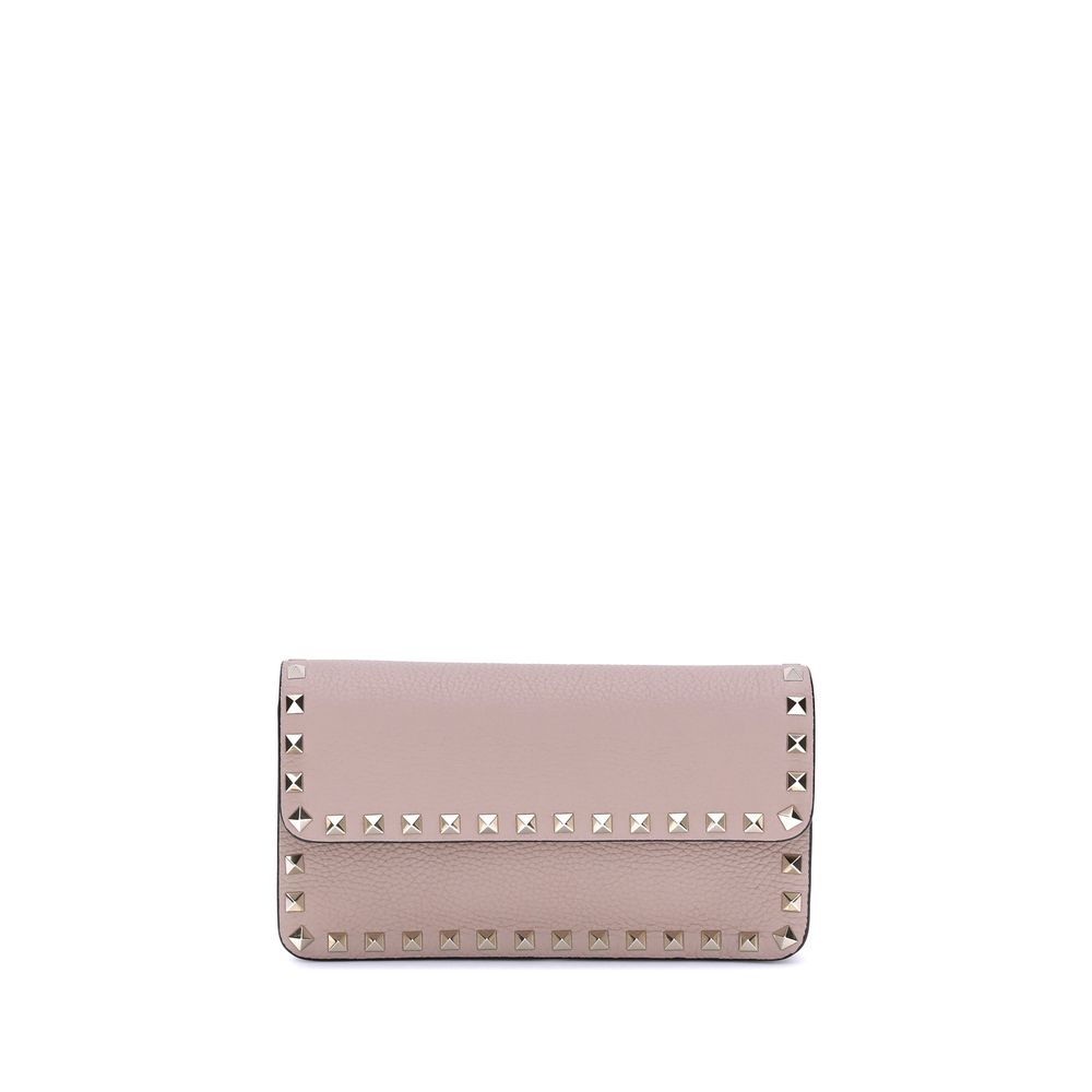 Valentino Garavani WALLET W/STRAP | ROCKSTUD | VITELLO STAM - ACCEXO