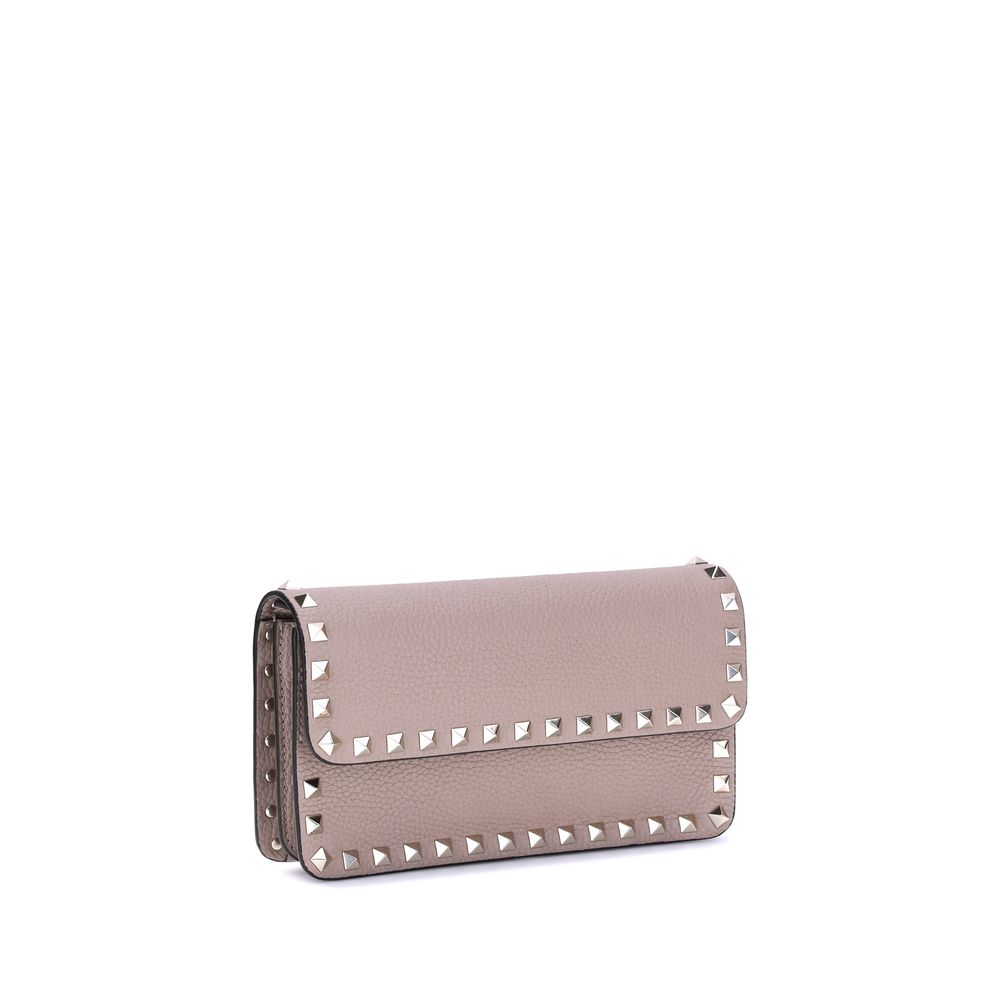 Valentino Garavani WALLET W/STRAP | ROCKSTUD | VITELLO STAM - ACCEXO
