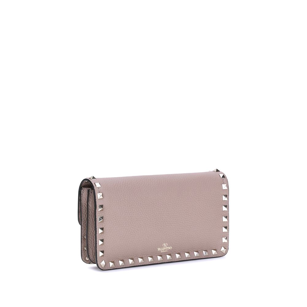 Valentino Garavani WALLET W/STRAP | ROCKSTUD | VITELLO STAM - ACCEXO