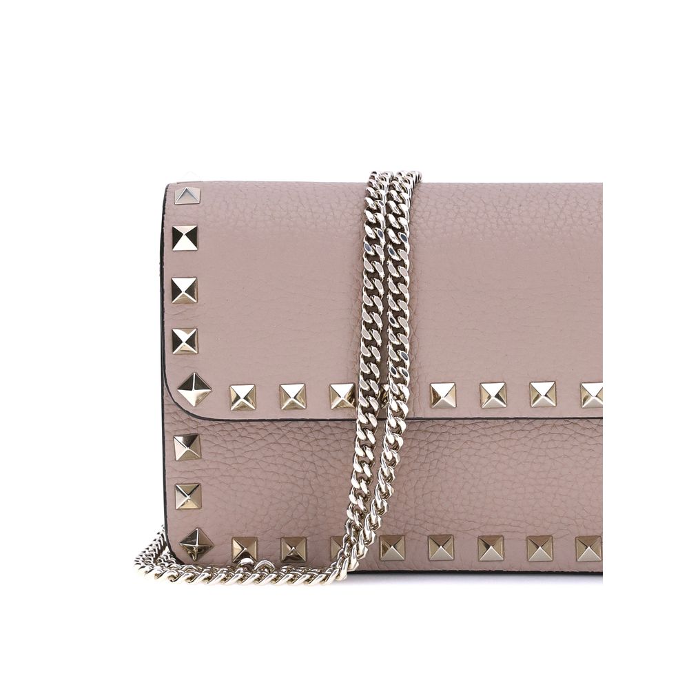 Valentino Garavani WALLET W/STRAP | ROCKSTUD | VITELLO STAM - ACCEXO