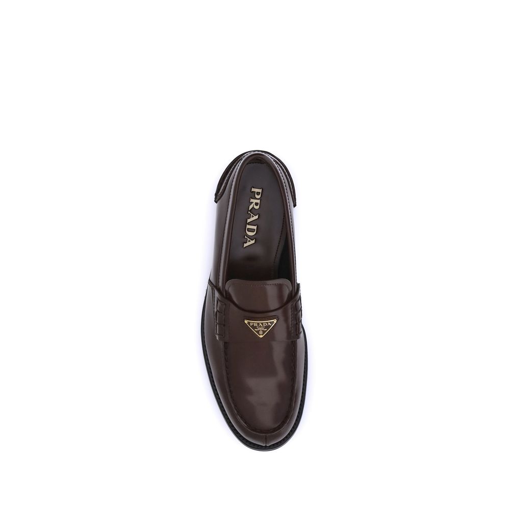 Prada Triangular plaque Loafers - ACCEXO