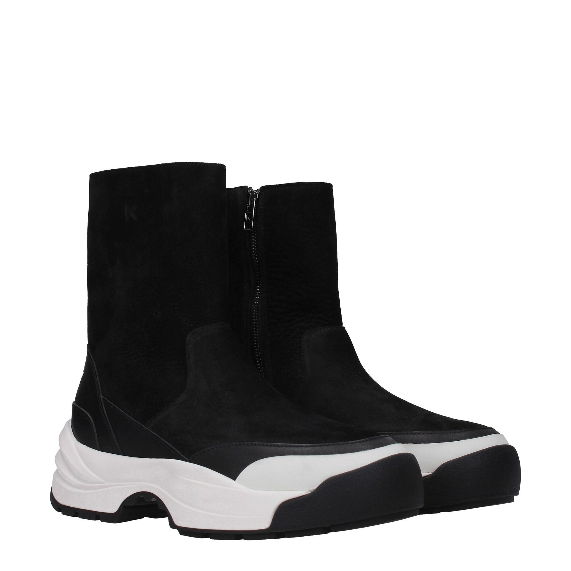 Kenzo Black Leather Ankle - ACCEXO