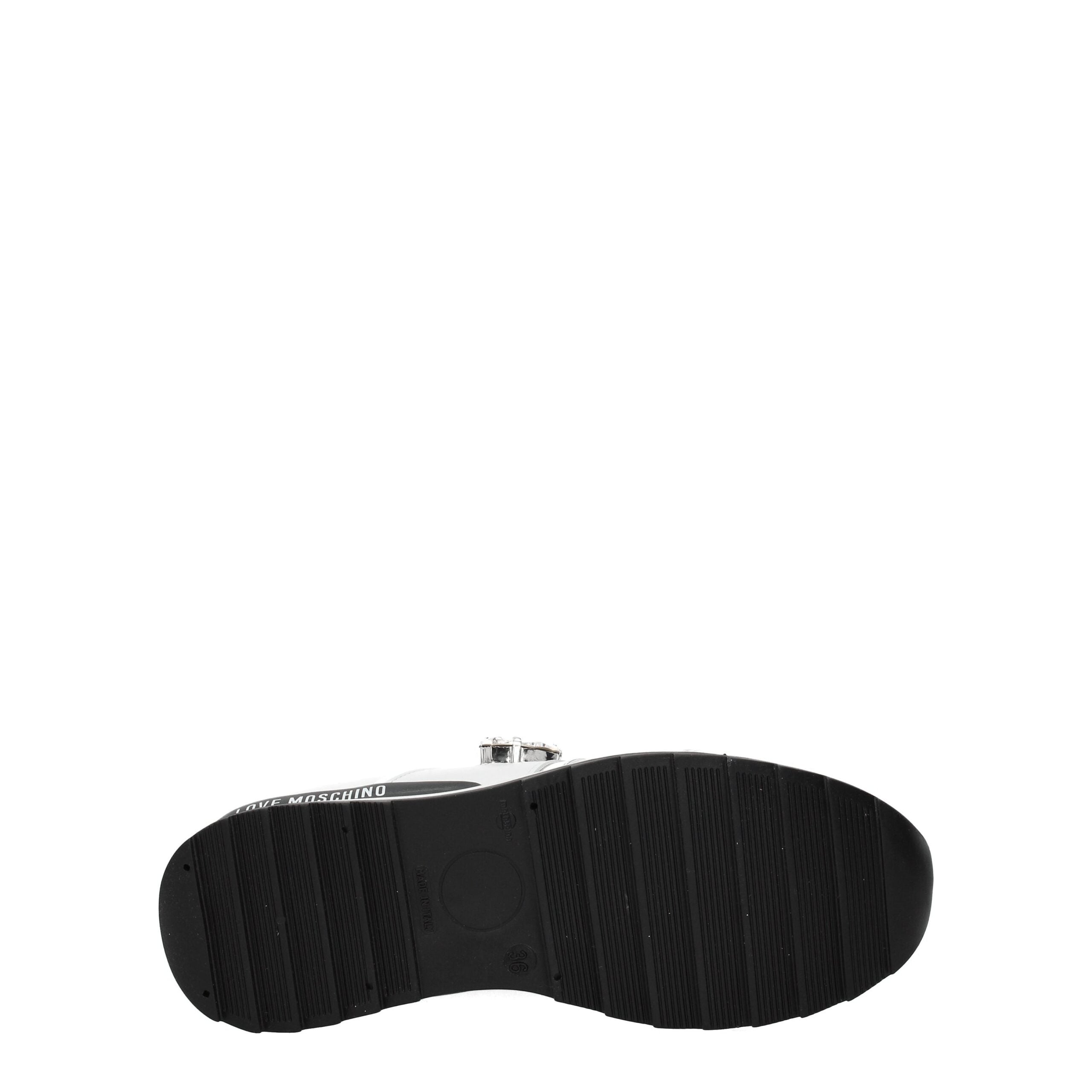 Love Moschino White Leather Sneakers - ACCEXO