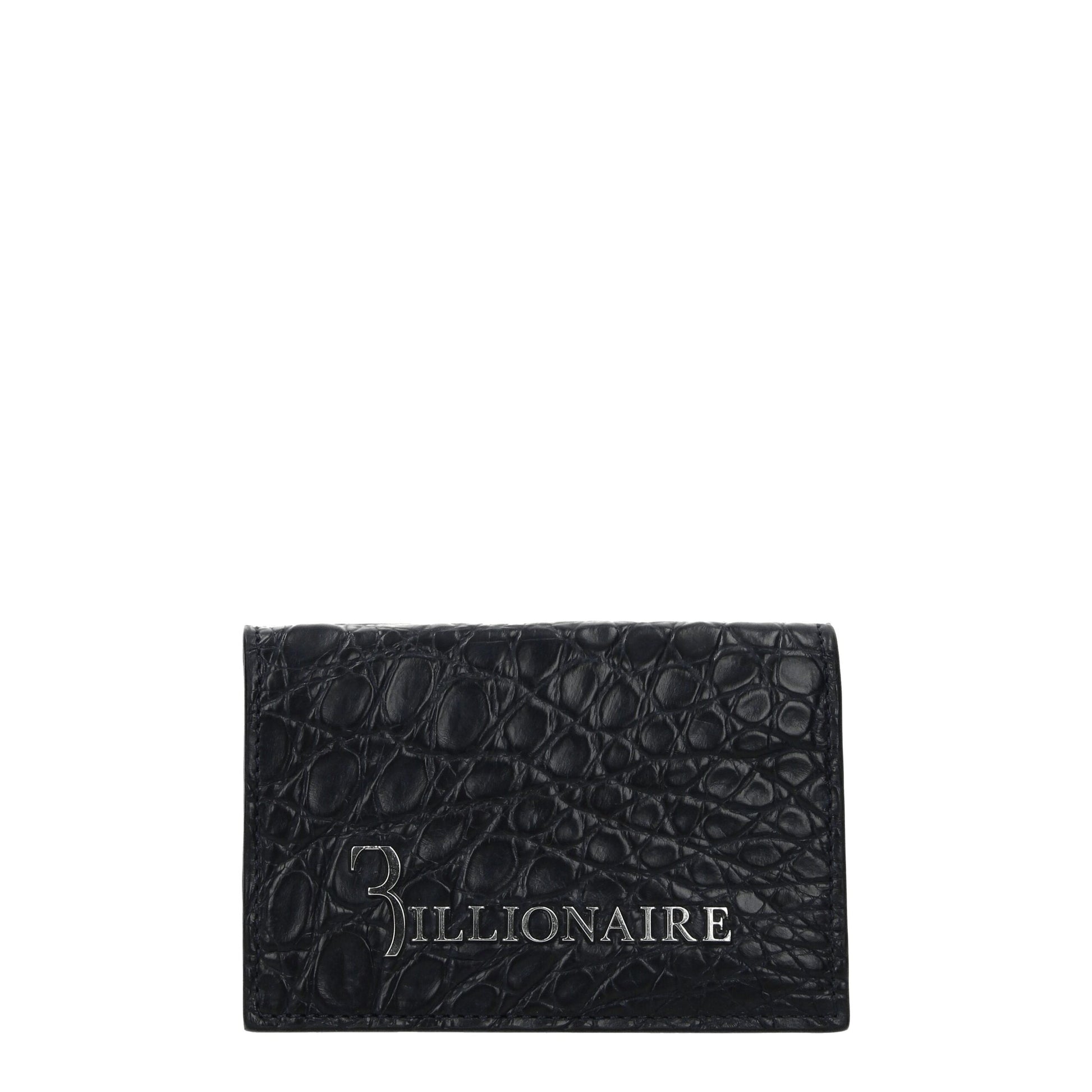 Billionaire Italian Couture Blue Crocodile Cardholder - ACCEXO