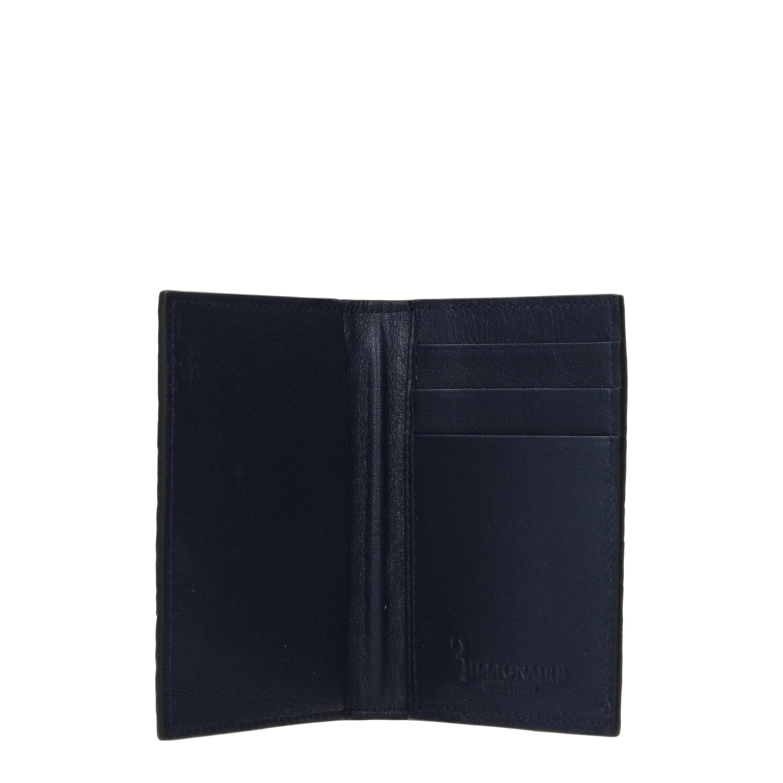 Billionaire Italian Couture Blue Crocodile Cardholder - ACCEXO