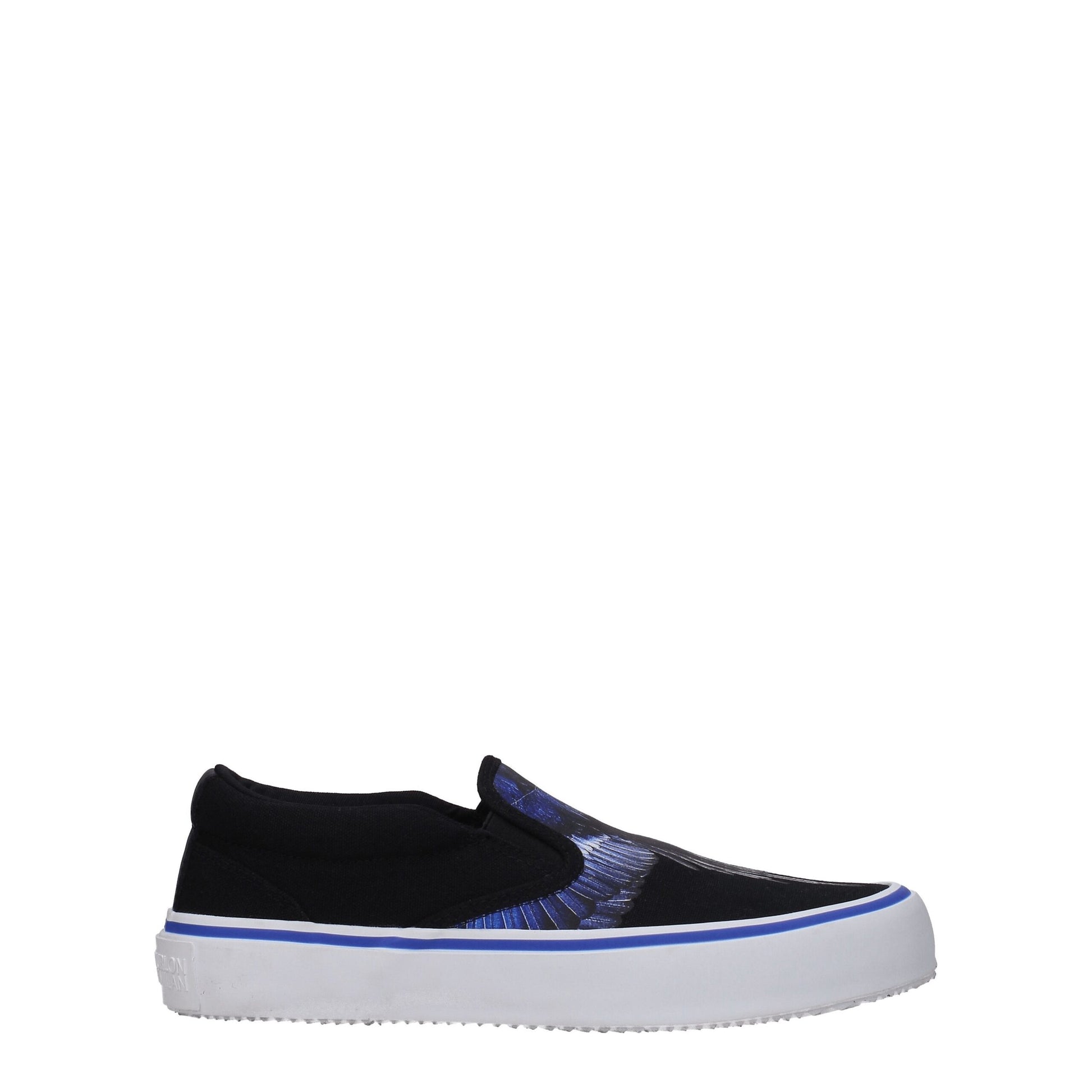 Marcelo Burlon Black Fabric Slip-On Loafer - ACCEXO