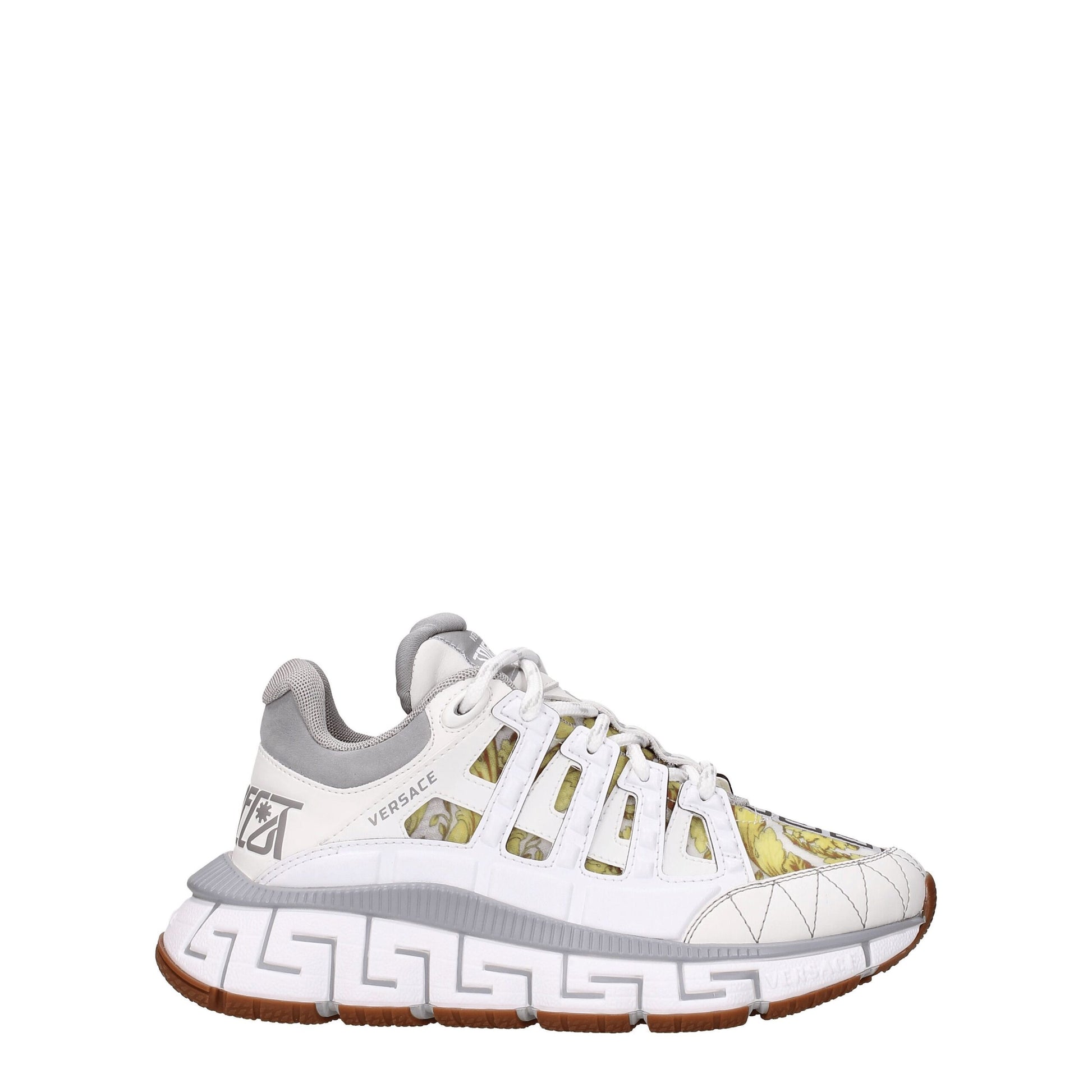 Versace White Leather Sneakers - ACCEXO