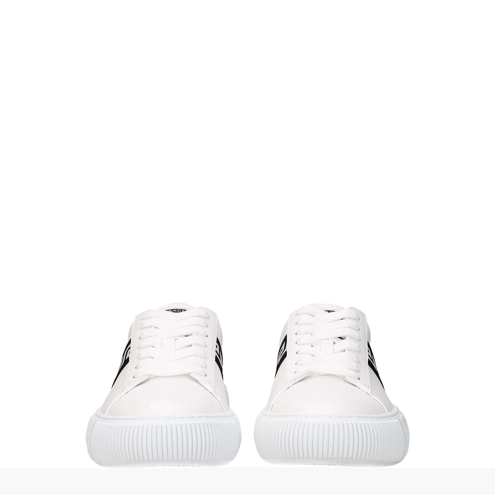 Versace White Leather Sneakers - ACCEXO