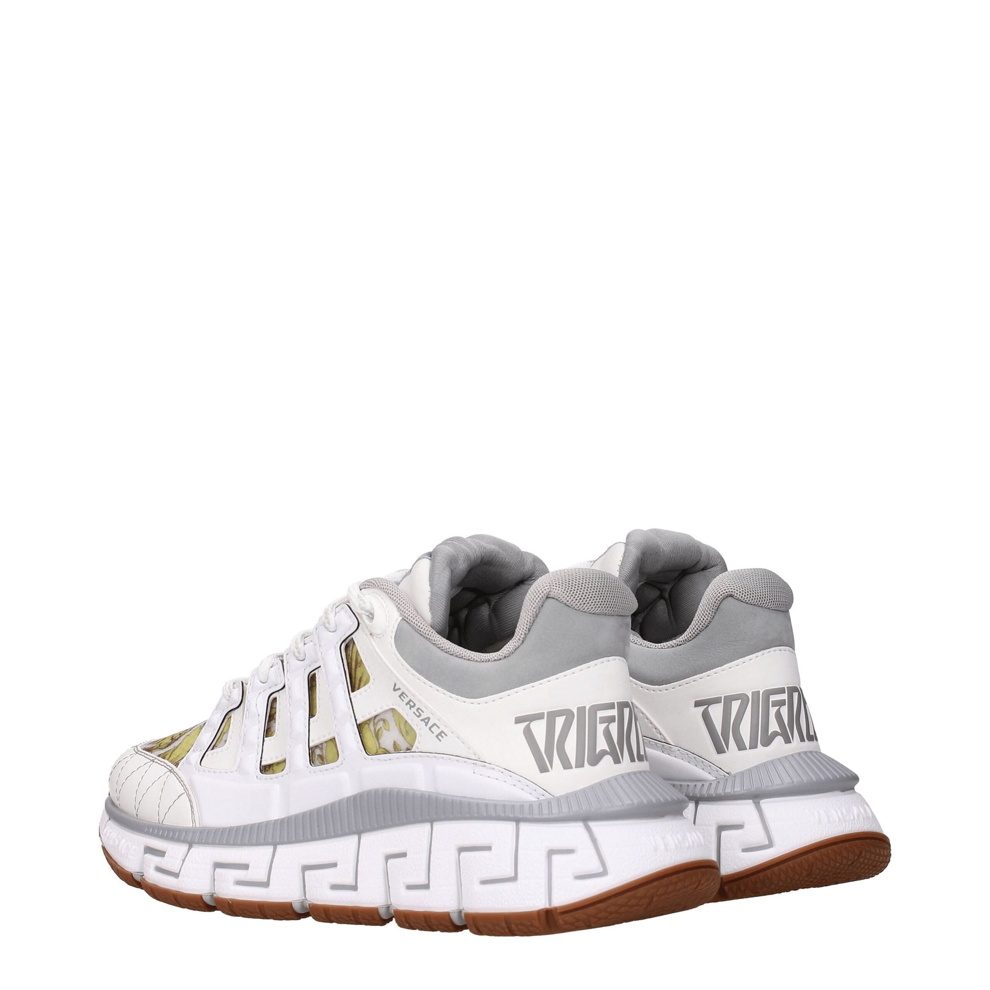 Versace White Leather Sneakers - ACCEXO