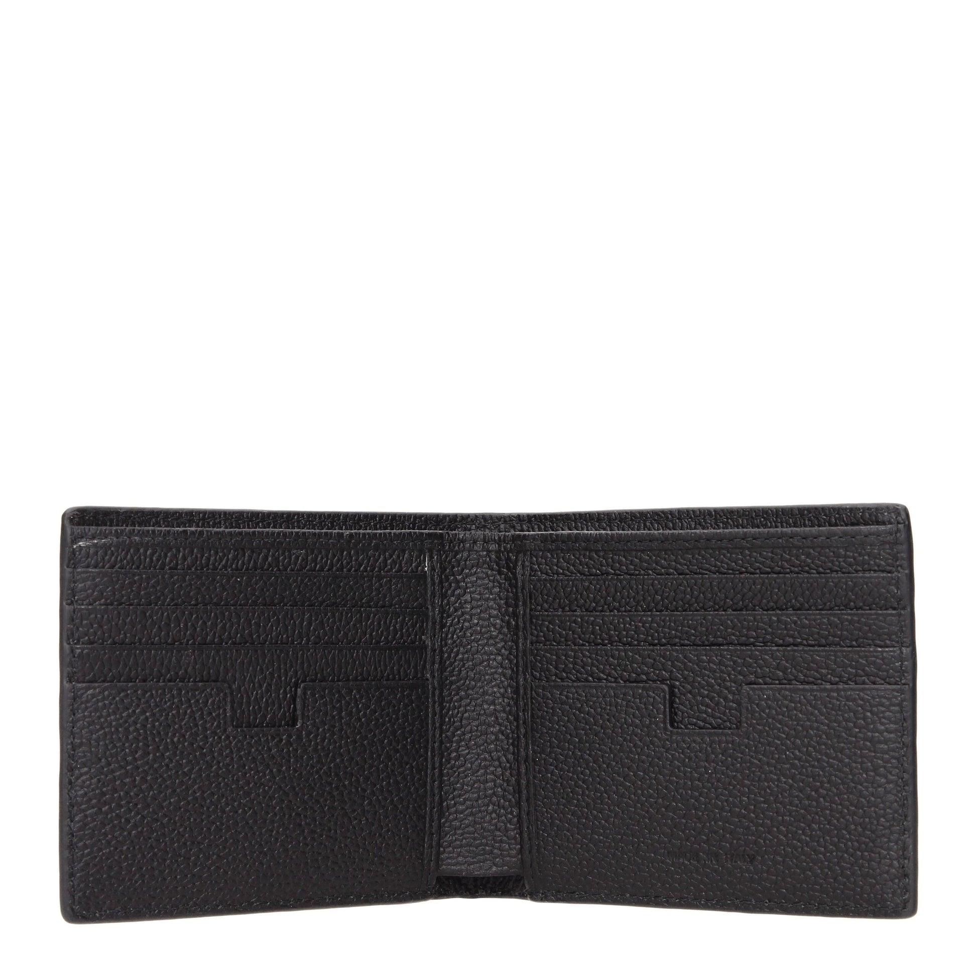 Testoni Black Leather Wallets - ACCEXO