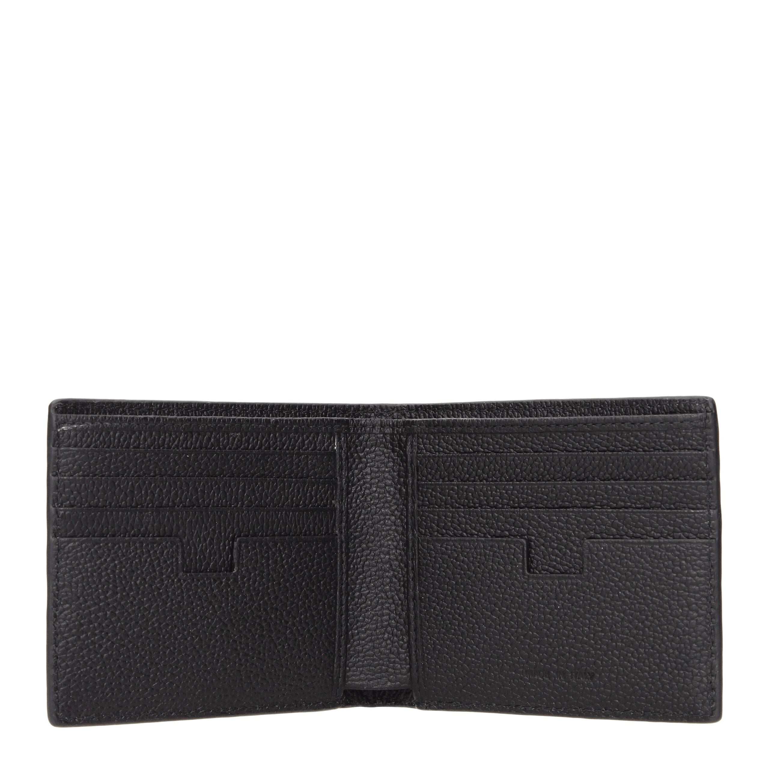 Testoni Black Leather Wallets - ACCEXO