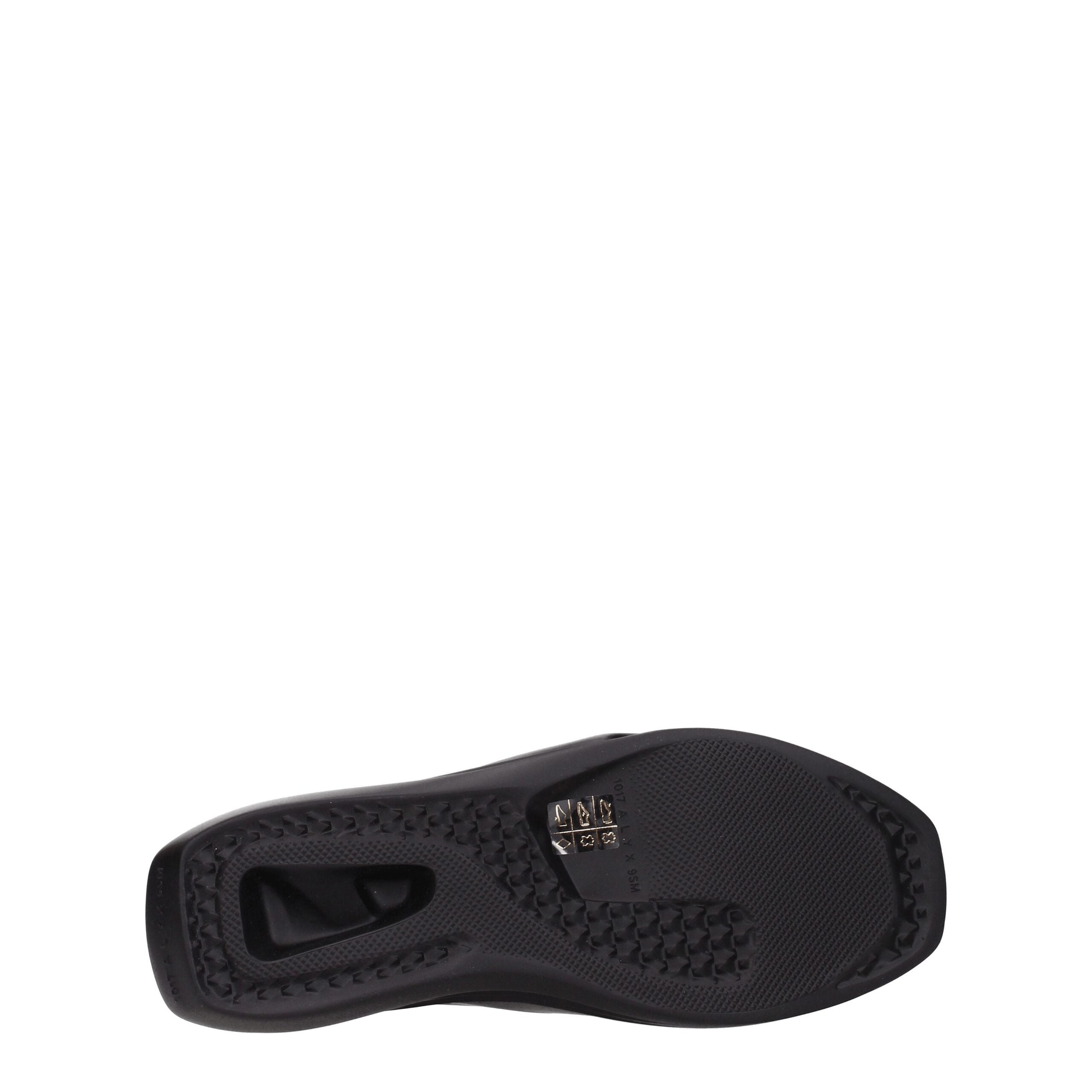 Alyx Black Leather Slippers Sandals - ACCEXO