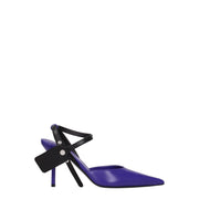 Off-White Purple Leather Sandal