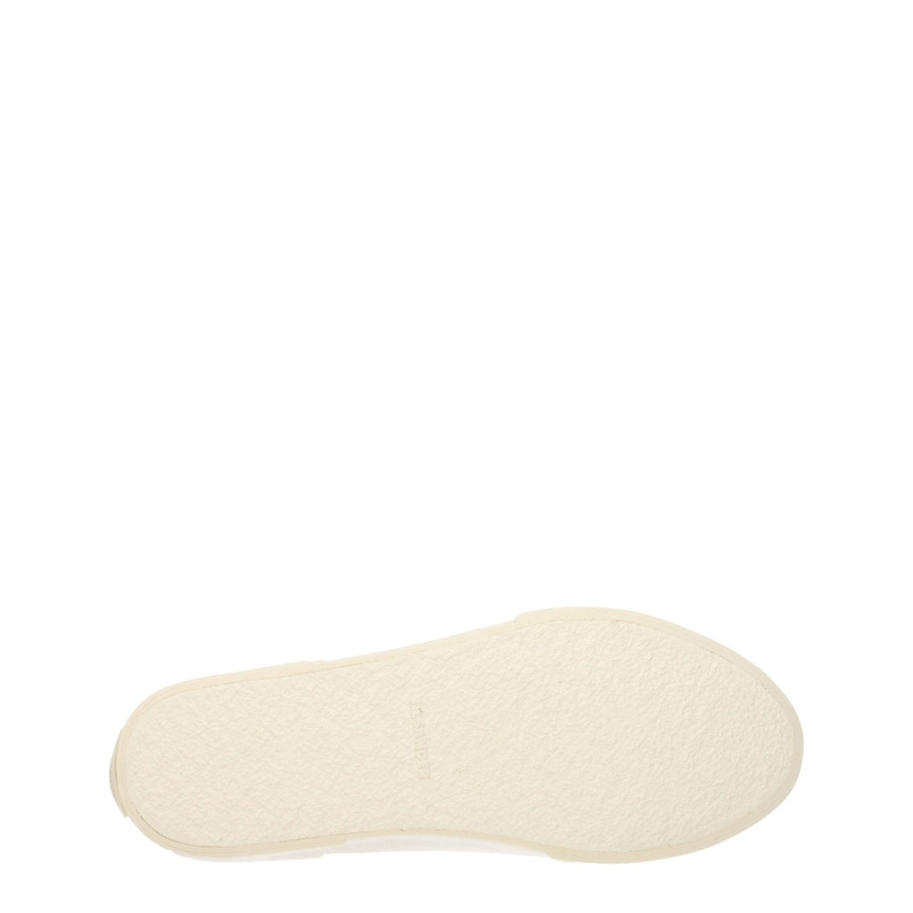 Jil Sander Beige Fabric High Top Sneakers