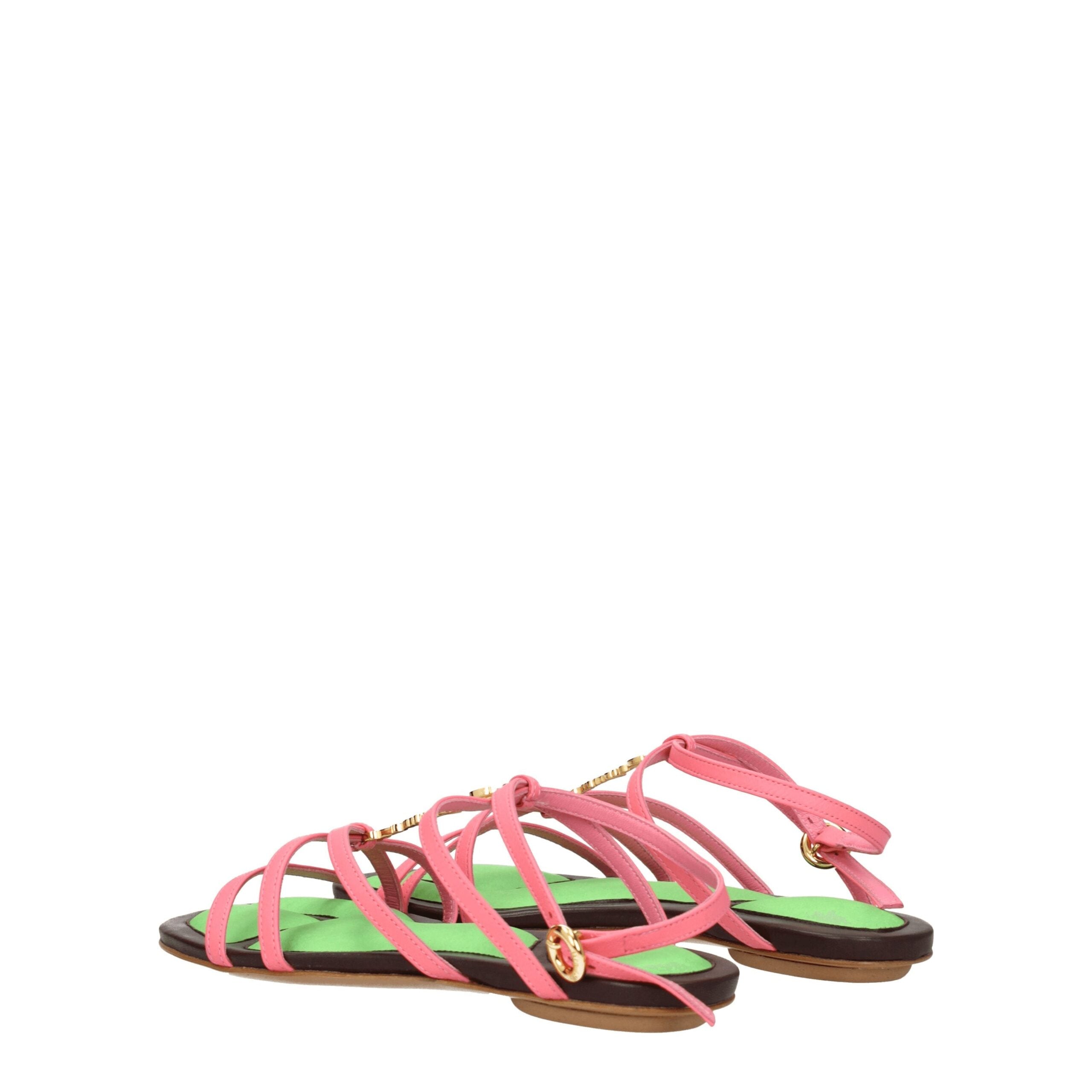 Jacquemus Pink Leather Sandal