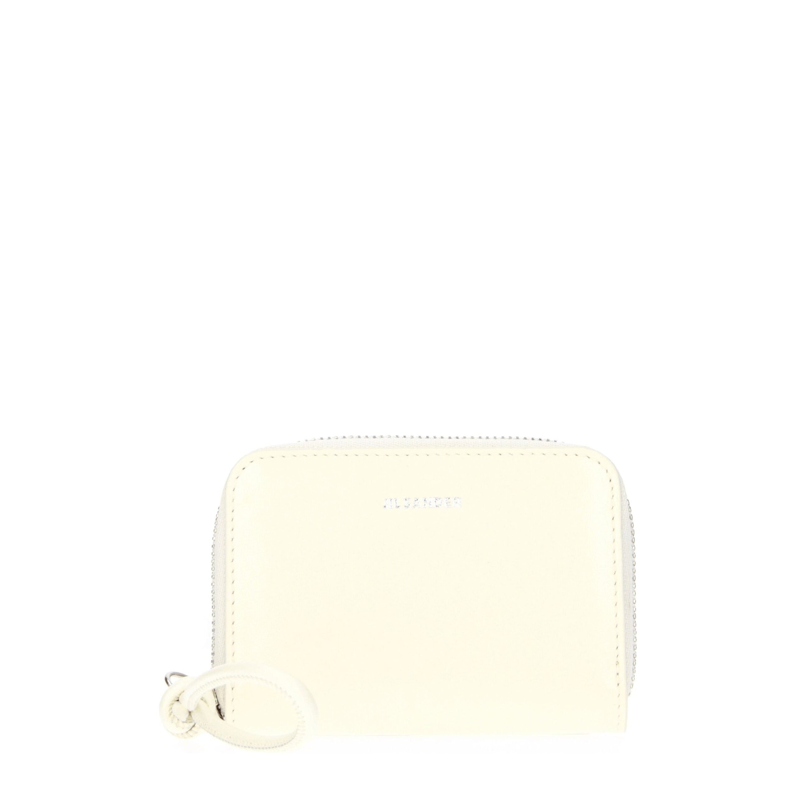 Jil Sander Beige Leather Wallets