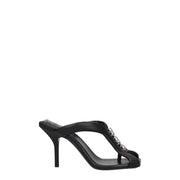 Givenchy Black Leather Sandal