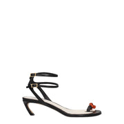 Lanvin Black Leather Sandal