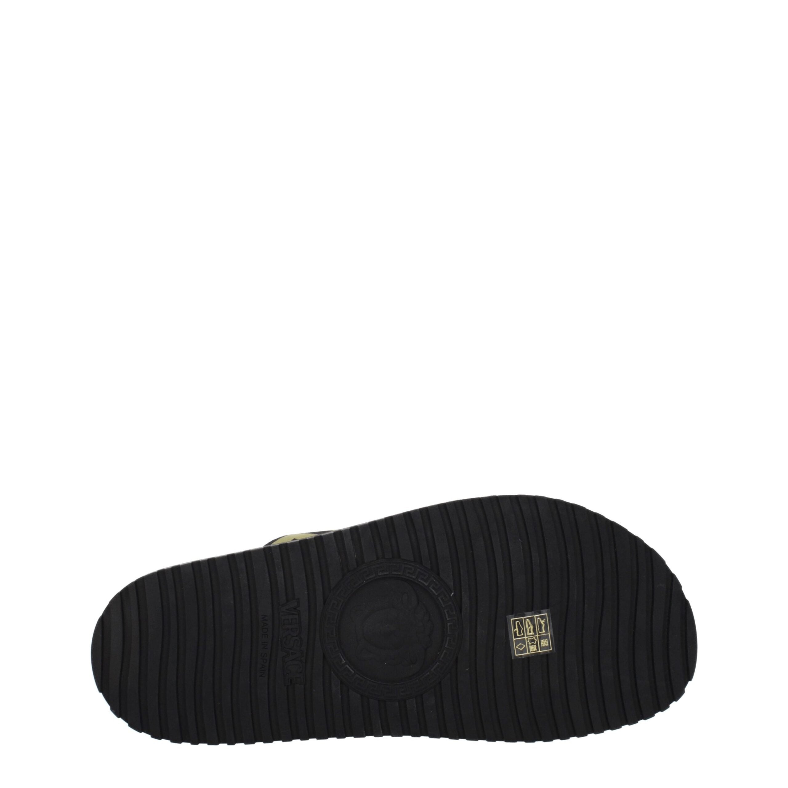 Versace Black Fabric Slipper