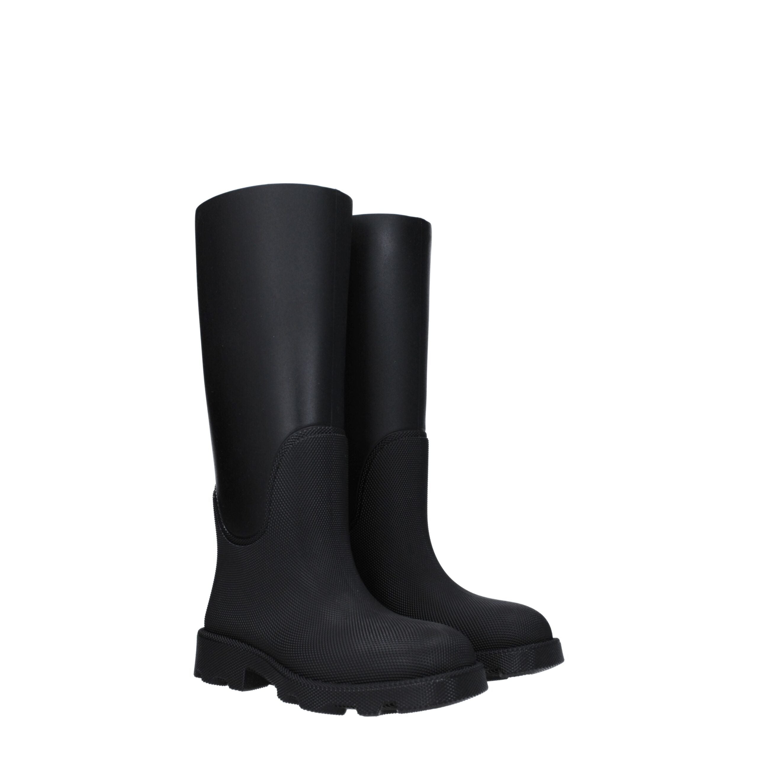 Burberry Black Cotton Boot