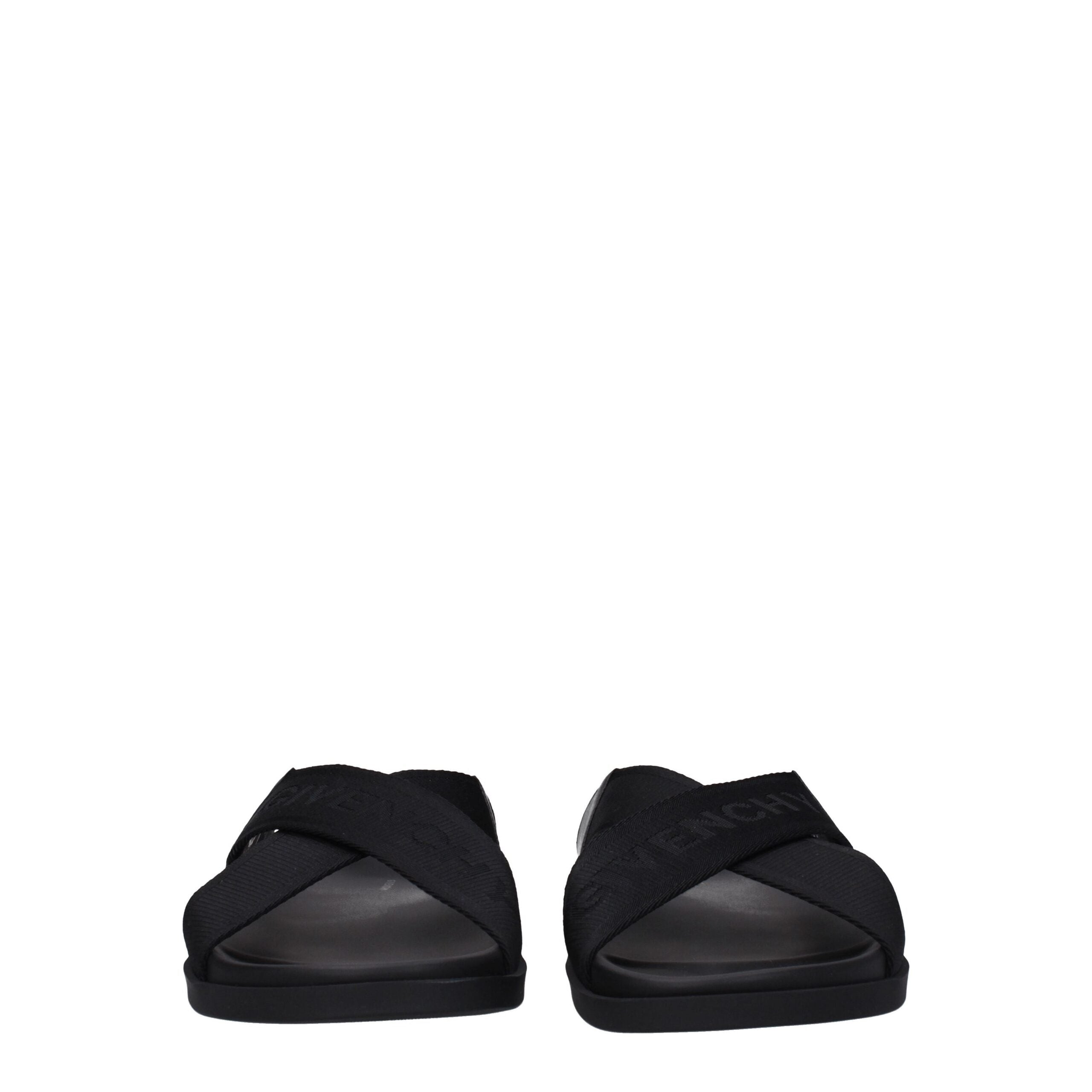 Givenchy Black Fabric Slipper