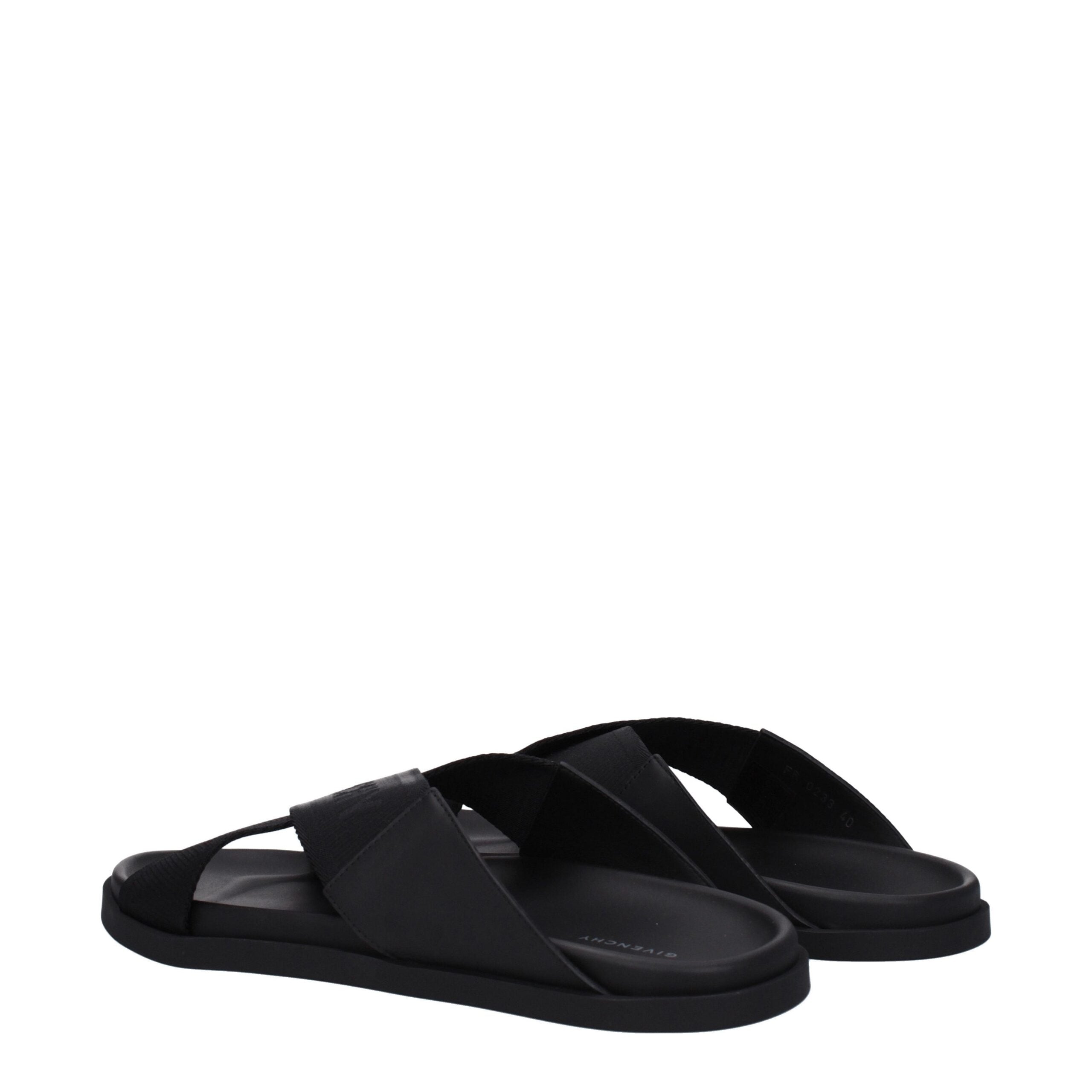 Givenchy Black Fabric Slipper