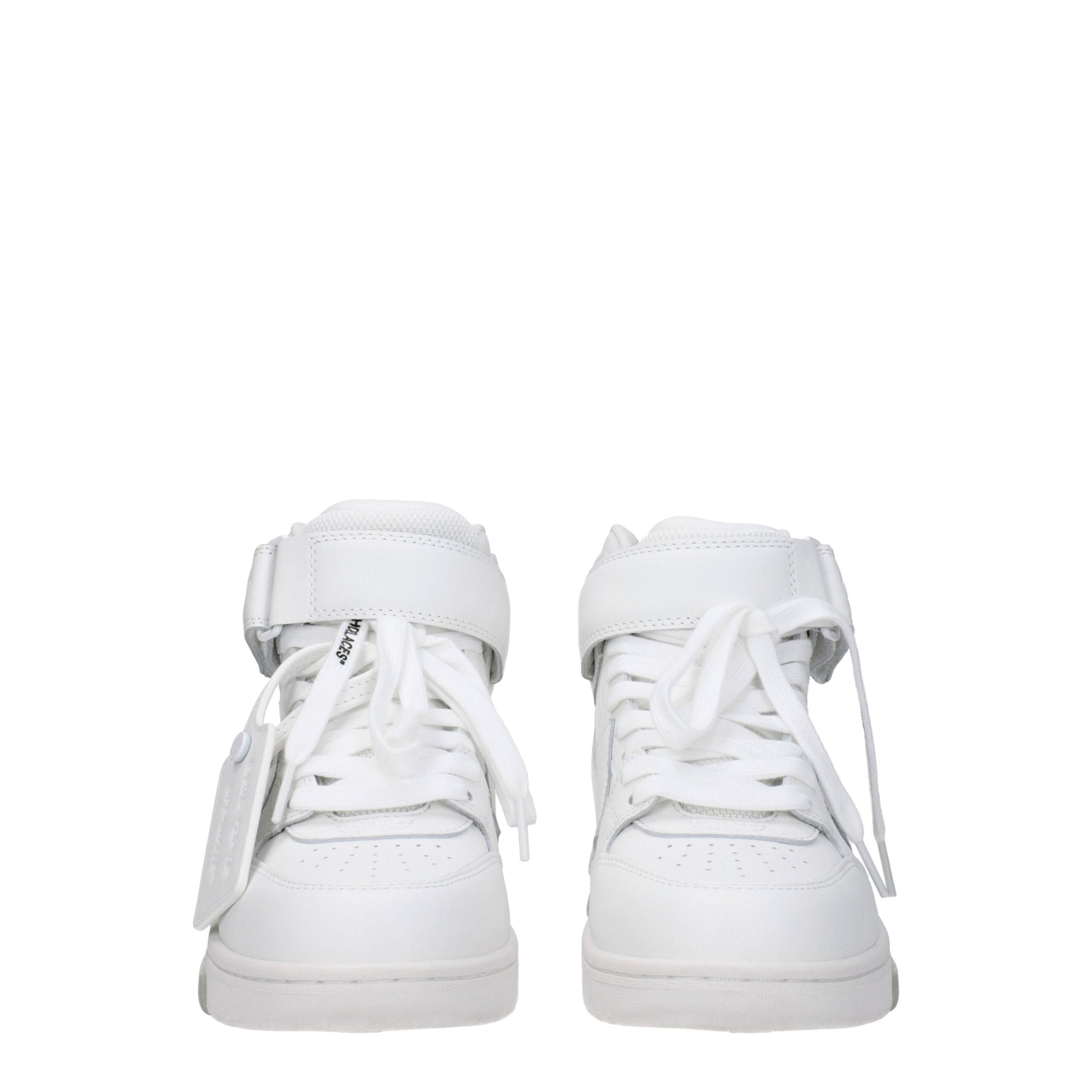 Off-White White Leather Sneakers