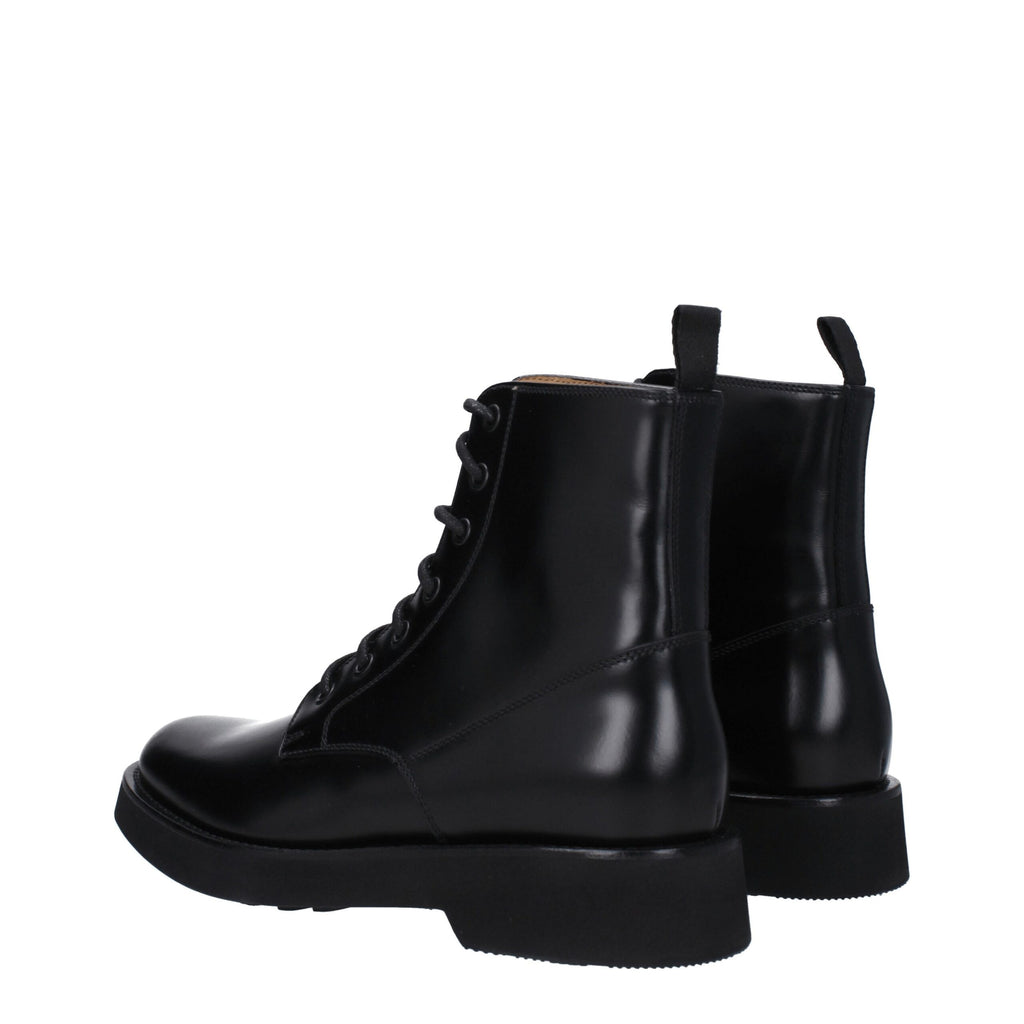 Church's Black Leather Ankle Boots