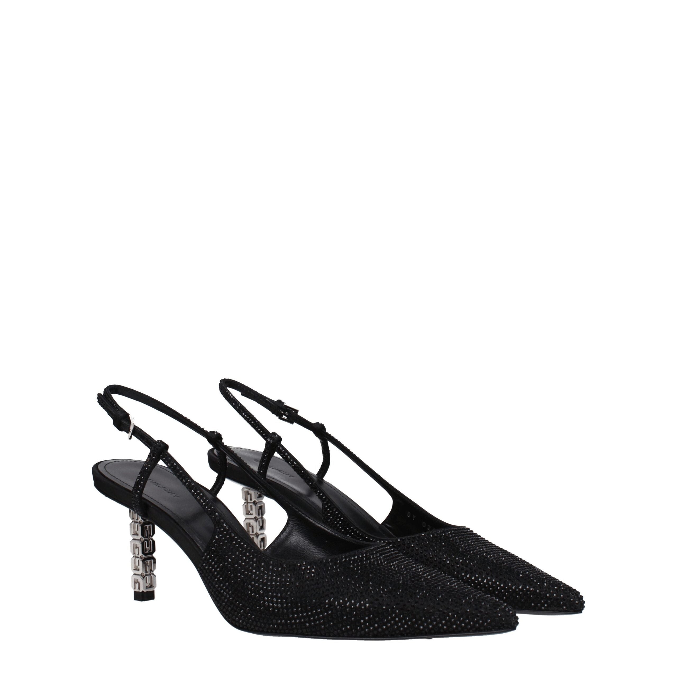 Givenchy Black Fabric Sandal