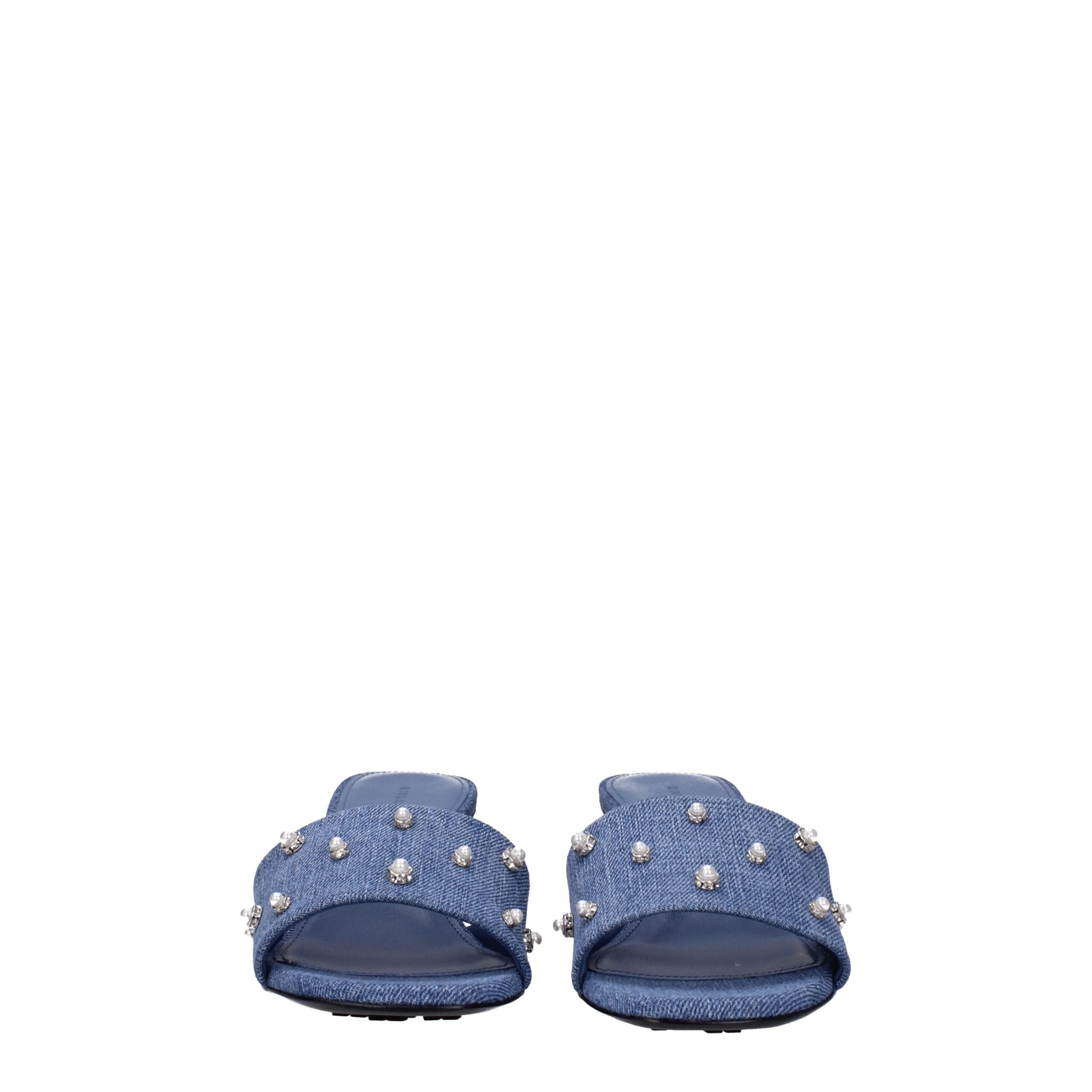 Givenchy Blue Fabric Sandal