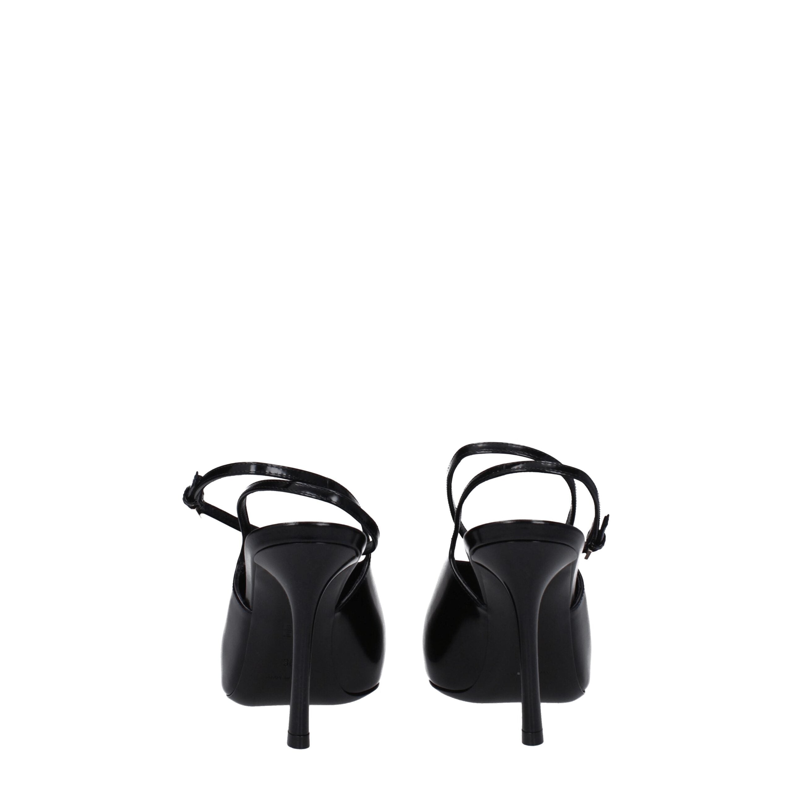 Givenchy Black Leather Sandal