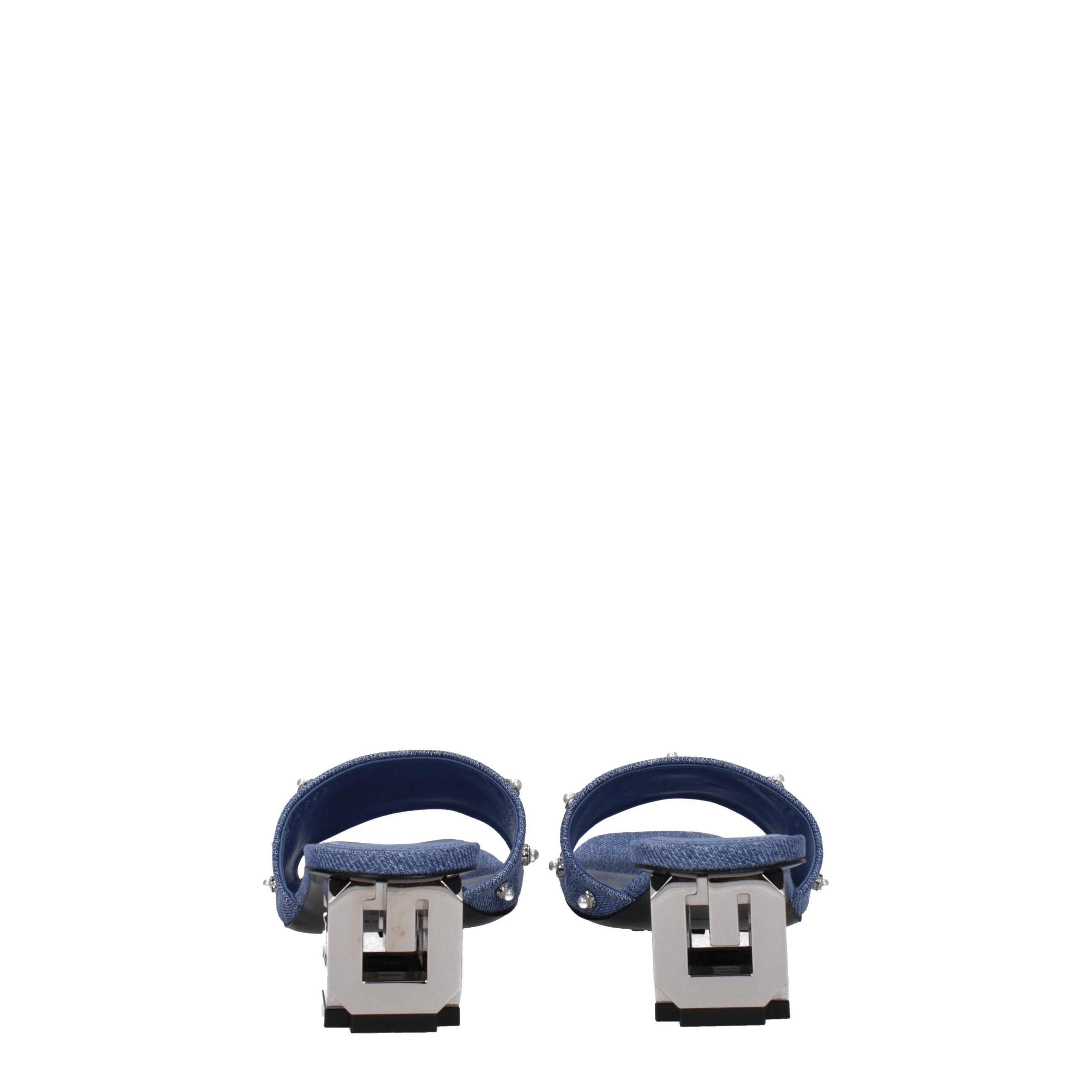 Givenchy Blue Fabric Sandal